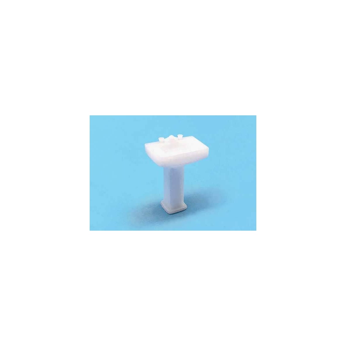 Sinks -- Unpainted 3D Printed Parts pkg(5), N ALL SCALE MINIATURES 1600992