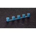 Open Top Residential Trash Can -- pkg(5), N, ALL SCALE MINIATURES 1600830
