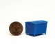Dumpster -- Square Rear Load without Casters, HO ALL SCALE MINIATURES 871649