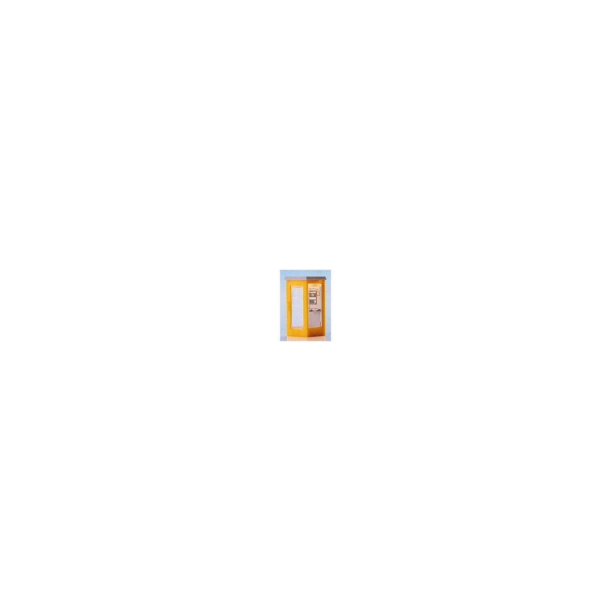 Telephone booth-lighted, HO Brawa Modellspielwaren 5441