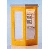 Telephone booth-lighted, HO Brawa Modellspielwaren 5441