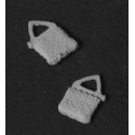 Miniature Tools -- Water Bags pkg(2), HO Detail Associates 7105