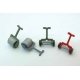 Unpainted Metal Castings -- 2 Each: Hand Mower, Rollers, HO Durango Press 166
