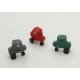 4-Wheel Welding Carts -- Unpainted Metal Castings pkg(3), HO Durango Press 167