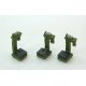 Square-Top Scale - Kit -- Unpainted pkg(3), HO, Durango Press 148