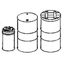 55-Gallon Drums, Fire Barrel Lids & Spike Cans, O Grandt Line Products Inc 3013