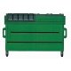 Trash/Recycling Dumpster -- Kit (green) pkg(3), HO Hi-Tech Details 8002