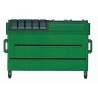 Trash/Recycling Dumpster -- Kit (green) pkg(3), HO Hi-Tech Details 8002