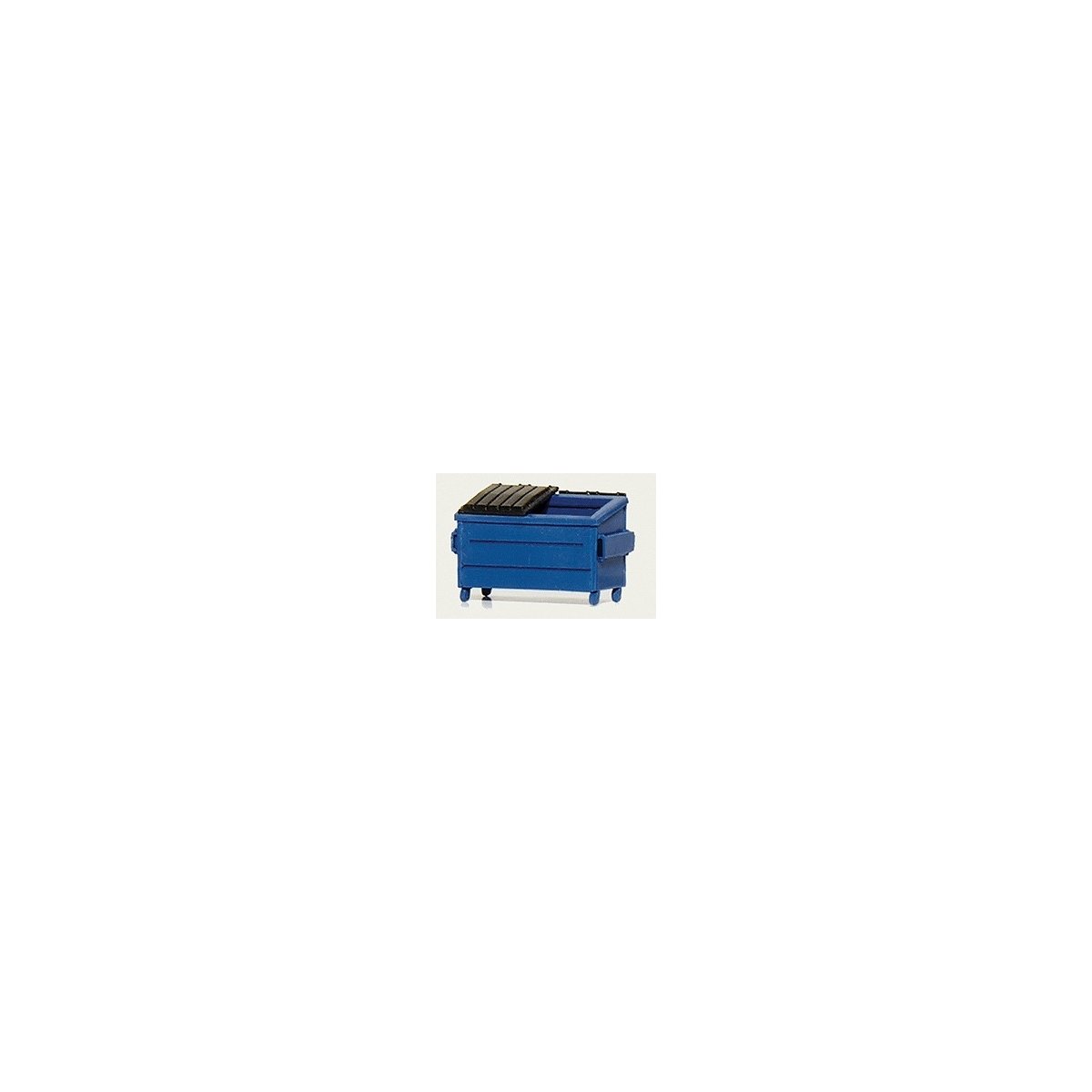 Trash/Recycling Dumpster -- Kit (blue) pkg(3), HO Hi-Tech Details 8003