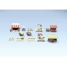 Market Stands & Carts, HO Faller Gmbh 180582