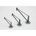 Dock Pillar Cranes -- Unpainted Metal Castings - 1 Each: Scale 5′ 1.5m, 7′ 2.1m, 9′ 2.7m, HO JL Innovative Design 353