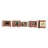Custom Deluxe Crates pkg(5) -- Terra Cotta, HO JL Innovative Design 715