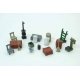Country Store Detail Set -- Unpainted Metal Castings, HO JL Innovative Design 334