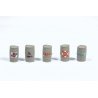 Custom Wood Kegs -- With Vintage Beer Labels pkg(5), HO JL Innovative Design 719