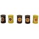 Custom Oil Barrel pkg(5) -- Shell Oil Company (yellow, red), HO JL Innovative Design 564