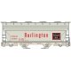 ACF 2-Bay Covered Hopper - Kit -- Chicago, Burlington & Quincy 183945 (gray, red, black Large Letter, HO, Accurail Inc 2208
