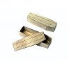 Pinch-Toe Coffin Laser-Cut Wood Kit pkg(4), HO B.T.S. 23009