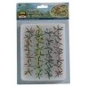 Flower Plants -- 1/4′ .6cm Height pkg(30), O JTT Miniature Tree 95549