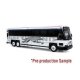 MCI D4000 Coach - Assembled -- Greyhound (Shadow Trim Scheme, white, black, gray, red), HO Iconic Replicas 870561