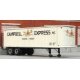 34′ Fruehauf Duravan Dry Van Trailer - Resin Kit -- Unpainted Resin Castings with Campbell Express Decals, HO SYLVAN SCALE MOD