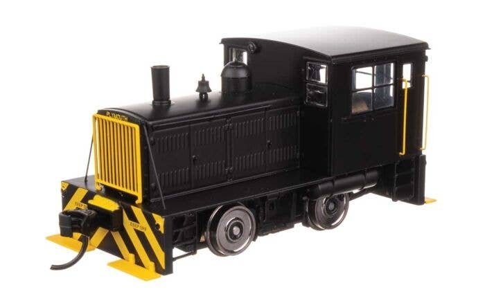 Plymouth ML-8 Industrial Switcher - DCC only -- Black with Yellow Stripes, HO, WalthersMainline 20019