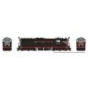 EMD SD7 High Nose - ESU LokSound and DCC -- Southern Pacific 5318 (Black Widow, black, silver,, HO, Rapido Trains Inc 50610