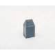 Square Trash Can -- pkg(5), N ALL SCALE MINIATURES 1600848