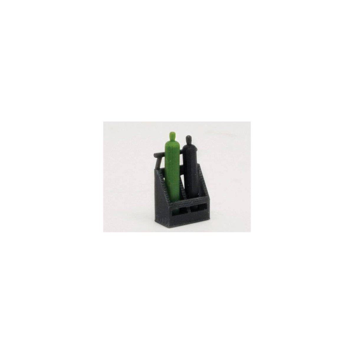 Welding Cart -- Tank Carrier - Oxygen & Acetyline Torch, HO ALL SCALE MINIATURES 870905