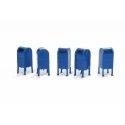 US Mail Dropbox -- pkg(5), N, ALL SCALE MINIATURES 1600930