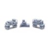 Luggage -- Unpainted 3D Printed Parts pkg(5), HO ALL SCALE MINIATURES 870987