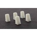 Oil Can Display -- Unpainted 3D Printed Parts pkg(5), HO, ALL SCALE MINIATURES 870971
