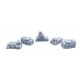 Luggage Stacks -- Unpainted 3D Printed Parts pkg(5), HO ALL SCALE MINIATURES 870986