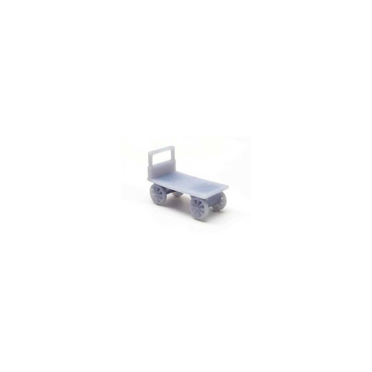 Luggage Carts -- Unpainted 3D Printed Parts pkg(5), HO ALL SCALE MINIATURES 870985