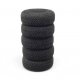 Tire Stacks -- Unpainted 3D Printed Parts pkg(5), HO ALL SCALE MINIATURES 870972