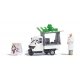 Soft-Serve Ice Cream Truck - Action Set -- Piaggio Ape Sales Truck, Canopy, Figure, Sign and Truck Load, HO Busch Gmbh & Co Kg 7