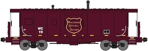 International Car Bay Window Caboose Phase 2 - Ready to Run -- Wisconsin Central shoving platform 1, N, Bluford Shops 42110