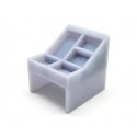 Empty Vendor Stand -- pkg(5), HO, ALL SCALE MINIATURES 870979