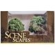 SceneScapes(TM) Layout-Ready Trees -- Oak Trees 4-1/2 - 5′ Tall pkg(2), ALL Bachmann Industries 32213