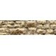 Flexible Random Stone Wall w/Self-Adhesive Backing -- Medium Stones - 13 x 3-1/4′ 35.6 x 8.3cm, ALL Chooch Enterprises 8252