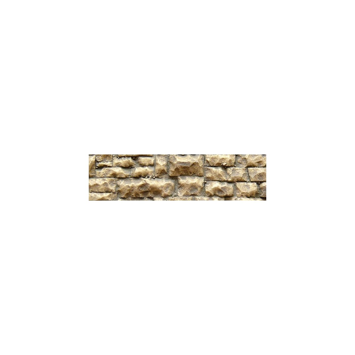 Flexible Random Stone Wall w/Self-Adhesive Backing -- Medium Stones - 13 x 3-1/4′ 35.6 x 8.3cm, ALL Chooch Enterprises 8252