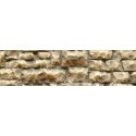 Flexible Random Stone Wall w/Self-Adhesive Backing -- Medium Stones - 13 x 3-1/4′ 35.6 x 8.3cm, ALL, Chooch Enterprises 8252