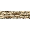 Flexible Random Stone Wall w/Self-Adhesive Backing -- Medium Stones - 13 x 3-1/4′ 35.6 x 8.3cm, ALL Chooch Enterprises 8252