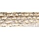 Flexible Cut Stone Wall with Self-Adhesive Backing -- Small Stones - 13 x 3-3/8′ 33 x 8.6cm, ALL Chooch Enterprises 8260