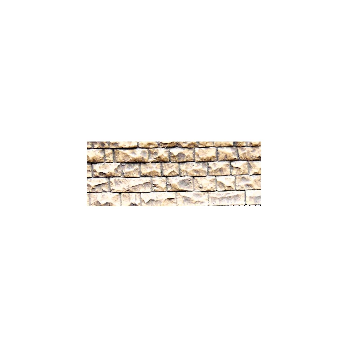 Flexible Cut Stone Wall with Self-Adhesive Backing -- Small Stones - 13 x 3-3/8′ 33 x 8.6cm, ALL Chooch Enterprises 8260