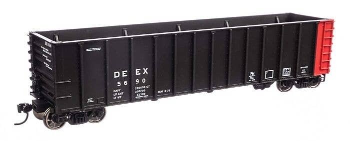 50′ PS 4000 Cu Ft Coal Gondola - Ready to Run -- Detroit Edison (DEEX) 5690, HO, WalthersMainline 56207