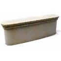 Double Concrete Bridge Pier -- 3-7/8 x 3/4 x 1-5/16′ 9.8 x 1.9 x 3.3cm pkg(2), N, Chooch Enterprises 9832