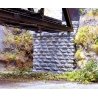 Single-Track Cut Stone Bridge Abutment -- 1-3/4 x 5/8 x 2-1/4′ 4.5 x 1.6 x 5.7cm pkg(2), N Chooch Enterprises 9840
