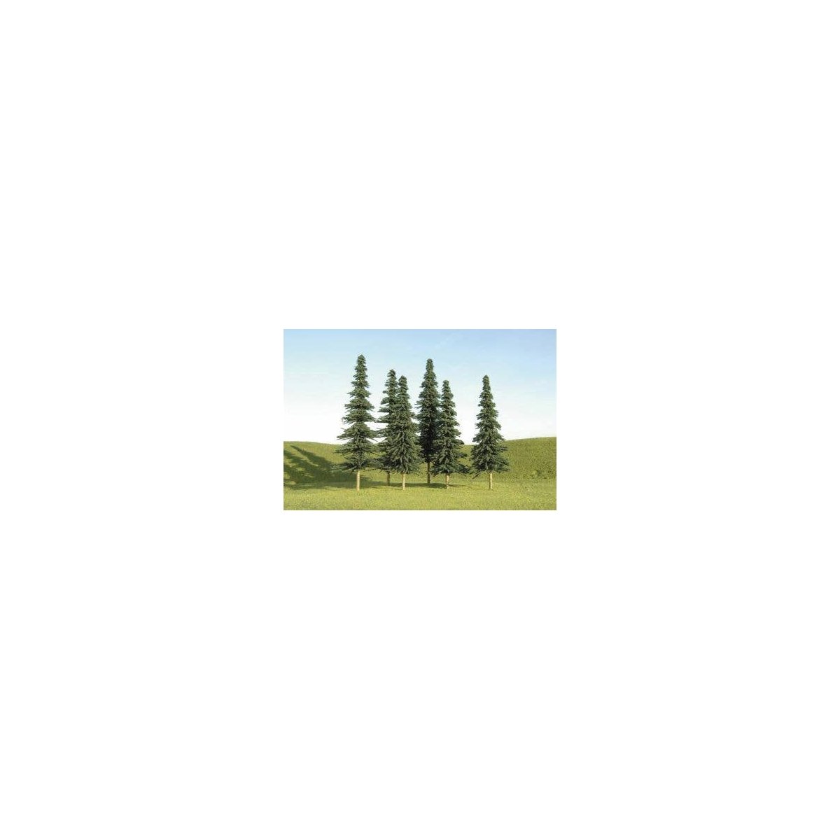SceneScapes(TM) Layout-Ready Trees -- Spruce Trees 8-10′ pkg(3), O Bachmann Industries 32204