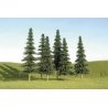 SceneScapes(TM) Layout-Ready Trees -- Spruce Trees 8-10′ pkg(3), O Bachmann Industries 32204