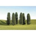 SceneScapes(TM) Layout-Ready Trees -- Cedar Trees 8-10′ pkg(3), O, Bachmann Industries 32205